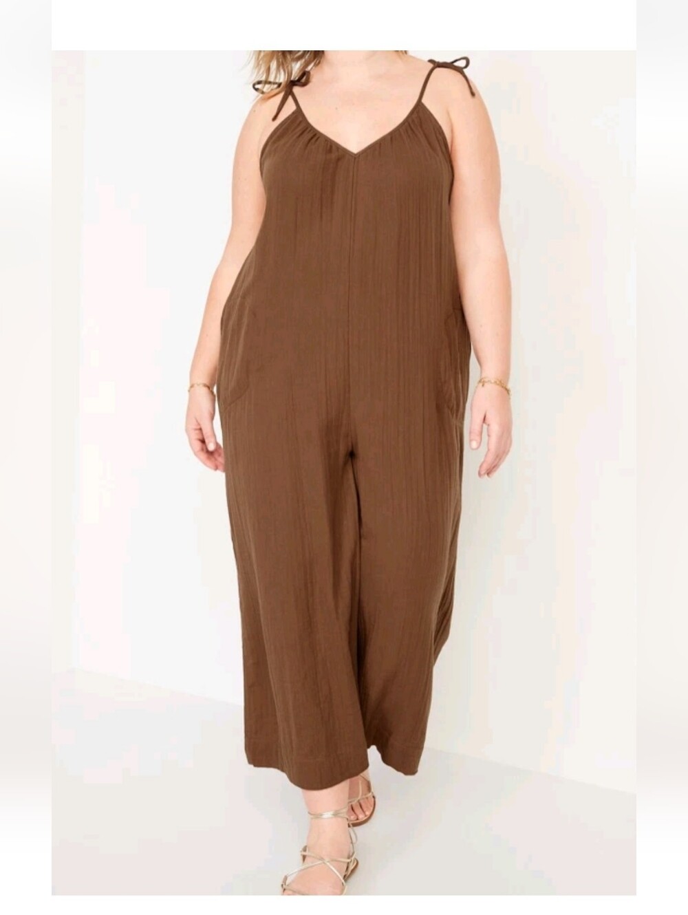 Old Navy Brown Jumpsuit 2X